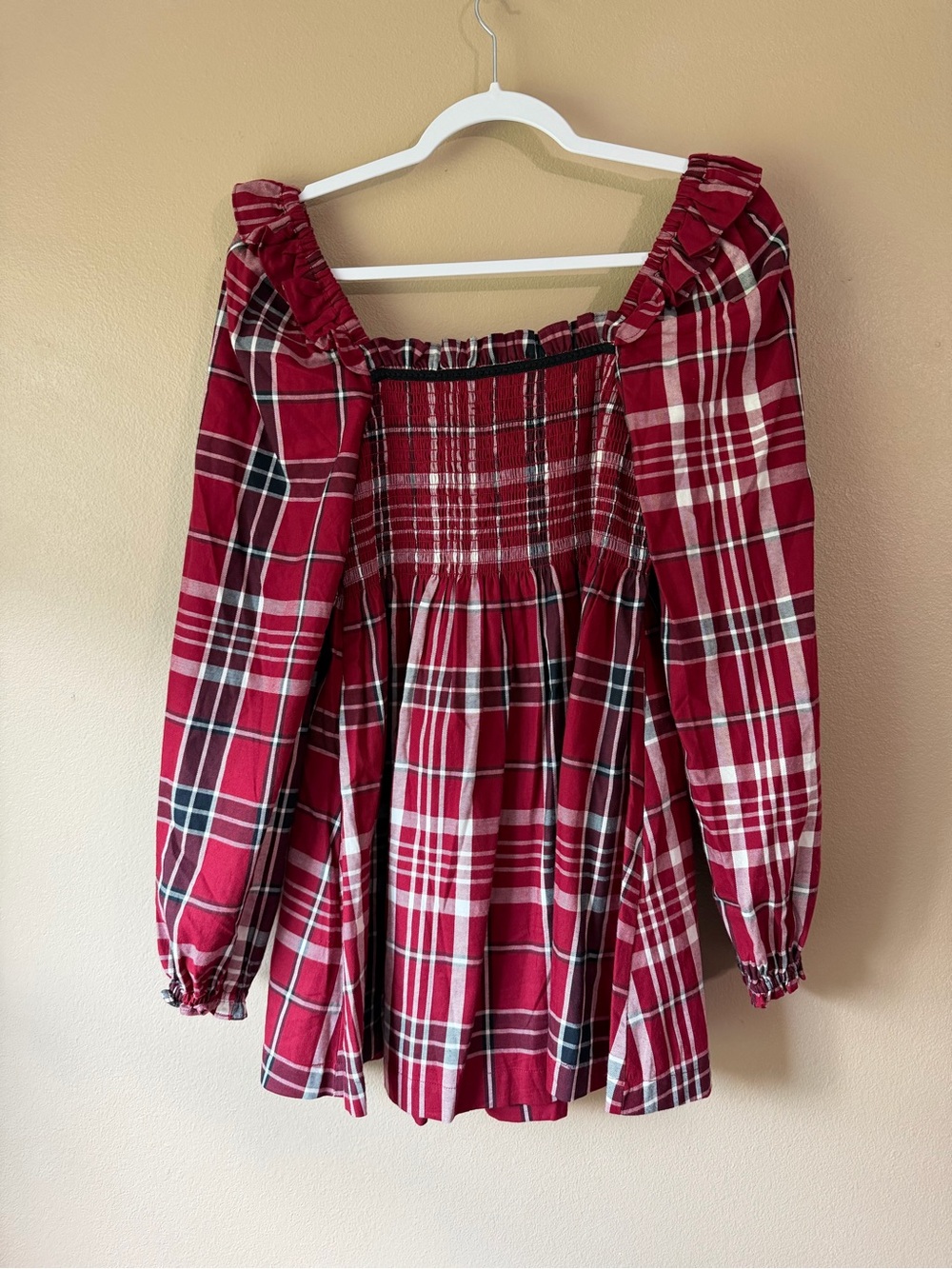 Hill House The Long Sleeve Scarlett Mini Nap Dress Small - Picture 5 of 7